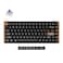 Keychron K2 HE QMK Wireless Gaming Custom Mechanical Keyboard 24 GHzBluetoothWired 75 Layout HotSwappable Programmable RGB Backlit Gateron Magnetic Switches for Mac Windows Wood FrameBlack