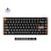 Keychron K2 HE QMK Wireless Gaming Custom Mechanical Keyboard 24 GHzBluetoothWired 75 Layout HotSwappable Programmable RGB Backlit Gateron Magnetic Switches for Mac Windows Wood FrameBlack