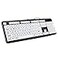 S erounder Elderly Keyboard Large Print Computer Keyboard 104 Keys QWERTY High Contrast Keys Big Print Letter USB Wired Keyboard Standard Full Size for Old People Low Vision IndividualsBlack
