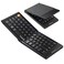 ProtoArc Foldable Compact Keyboard for Phone and Tablet XK04 PocketSized Travel Bluetooth Keyboard with PU Leather Cover 3 Device Workflow for OntheGo Typing Black