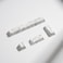 Gliging 4pcs Keycaps White Topographic Keycaps PBT Keycap Cherry Profile DyeSublimation Space Bar 625U ESC Enter Custom Keycap Set for Mechanical Keyboard Caps Desktop Computer Keyboards