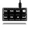 BTXETUEL Copy Paste Search Backspace Save Cut All Enter 8Key Keyboard SayoDevice One Handed OSU Keypad Programmable Mechanical Shortcut Macro Keyboard for Working and Gaming Black