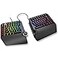 Cloud Nine ErgoTKL Ergonomic Tenkeyless Mechanical Keyboard for PC Kailh Brown TKL RGB Backlit Ergo Split Key Board