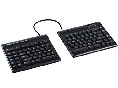 KINESIS Freestyle2 Blue Wireless Ergonomic Keyboard for PC 9 Separation Dark Gray