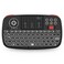 Rii Upgrade i4 Mini Bluetooth Keyboard with Touchpad Blacklit Portable Wireless Keyboard with 24G USB Dongle for Smartphones PC Tablet Laptop TV Box iOS Android Windows MacBlack