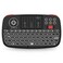 Rii Upgrade i4 Mini Bluetooth Keyboard with Touchpad Blacklit Portable Wireless Keyboard with 24G USB Dongle for Smartphones PC Tablet Laptop TV Box iOS Android Windows MacBlack