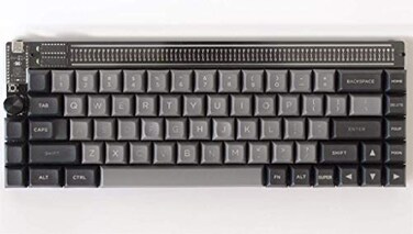 nullbits Nibble 65 72 Key Programmable QMK Mechanical Keyboard Kit Black