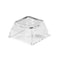 Elacgap Blank Crystal Transparent Keycaps PC Material 1U XDA Profile Keycap for MX switches Mechanical Keyboard Backlit XDA Transparent 100pcs
