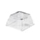 Elacgap Blank Crystal Transparent Keycaps PC Material 1U XDA Profile Keycap for MX switches Mechanical Keyboard Backlit XDA Transparent 100pcs