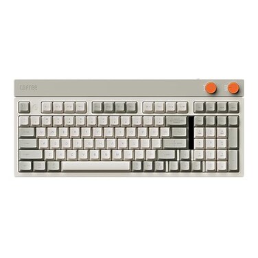 LOFREE Block Wireless Mechanical Keyboard 98 Keys Rechargeable Hotswappable Keyboards with 3 Types Connection for Windows Mac OSRero knobs for Volume Control Mode Shift eyeable Panels 2025