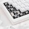 mintcaps 135Keys White Crystal Jelly Translucent MDA Profile Keycap Custom Shine Through Keyboards Keycaps for 6065758095100 Cherry Gateron MX Switches Mechanical