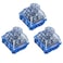 Zjmehty Kailh Silent Linear Switches Box DeepSea Silent Islet Switches for Mechanical Keyboard 3Pin 45gf Waterproof Dustproof Long Life Islet 72Pcs
