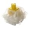 GATERON Milky Yellow Pro Keyboard Switches KS3X1 Linear RGB LED Pre Lubed 5 Pins Key Switches for MX Mechanical Keyboard35PCS