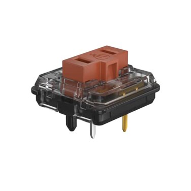 KAILH Official Store Low Profile Switch 1350 Chocolate Mechanical Keyboard Switch RGB SMD Clicky 110 Choc Brown