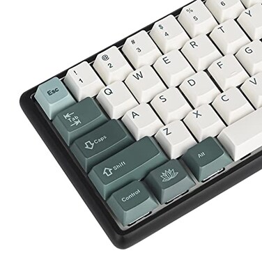 Guffercty kred Custom Cherry Profile Keyboard keycap Set 144Key Keycaps 60 Percent SubDye for Mechanical Keyboards Botanical