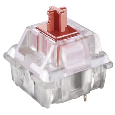 Ranked Cherry MX Key Switches for Mechanical Gaming Keyboards Plate Mounted MX1AL1NA Cherry RGB Red 65 Pcs