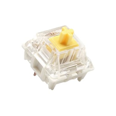 Ranked Pack of Gateron ks9 G PRO Switches for Mechanical Gaming Keyboards Plate Mounted Pre Lubed Gateron PRO Yellow 90 Pcs