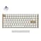 Keychron K2 HE QMK Wireless Gaming Custom Mechanical Keyboard 24 GHzBluetoothWired 96 Layout HotSwappable Programmable RGB Backlit Gateron Magnetic Switches for Mac Windows Wood FrameWhite
