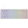 MONSGEEK FUN60 Pro Rapid Trigger Gaming Keyboard 16k Scan Rate SP Magnetic Switch HE Keyboard Wired 60 White ShineThrough Glare Magnetic Switch