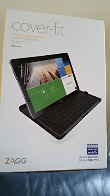 ZAGG ZAGGKeys Pro Cover Fit Bluetooth Keyboard for Samsung Galaxy Note Pro Black N12PKBBB0