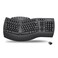 Perixx Periboard612B Wireless Ergonomic Split Keyboard with Dual Mode 24G and Bluetooth Feature Compatible with Windows 11 and Mac OS X System Black US English Layout