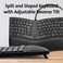 Kensington Pro Fit Ergonomic Wired Keyboard Black K75400US