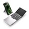 iClever Foldable Keyboard BK08 Foldable Bluetooth Keyboard with Touchpad Aluminum Build USBC Charge Equipped with Stand Holder and Carrying Bag Portable for Laptop iPad iPhone Silver