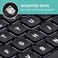 Perixx PERIBOARD332 Wired Backlit USB Keyboard Mini 1122x457x083 Inches Slim Scissor Keys with Big Font White Illuminated LED US English