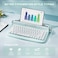 YUNZII ACTTO B303 Wireless Typewriter Keyboard Bluetooth Connection Cute Retro Aesthetic Design with Integrated Stand for Tablet Phone PC and WinMacAndroid B303 Sweet Mint