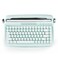 YUNZII ACTTO B303 Wireless Typewriter Keyboard Bluetooth Connection Cute Retro Aesthetic Design with Integrated Stand for Tablet Phone PC and WinMacAndroid B303 Sweet Mint