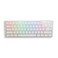 Ducky One 3 White 60 Mechanical Keyboard Quack Mechanics Dampening HotSwappable Cherry Red Switches HighDensity PBT Doubleshot Keycaps RGB US White