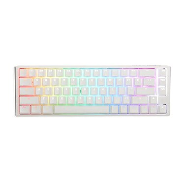 Ducky One 3 SF Pure White 65 Hotswap RGB Mechanical Keyboard Cherry MX Brown