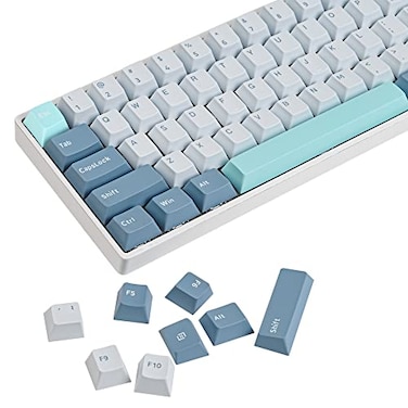 Mosptnspg PBT shoko Custom keycaps168 Key Cherry Profile Doubleshot Key Cap Set for 606484108 Cherrygateron MX switches US ANSI Layout Mechanical Keyboard