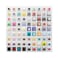 KPREPUBLIC Kailh 81 Switch switches Tester with Acrylic Base Blank keycaps for Mechanical Keyboard Box Cream Arctic Fox Silver Jellyfish Kailh 81 Switch Tester x1