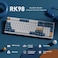 RK ROYAL KLUDGE RK98 Wireless Mechanical Keyboard Triple Mode 24GBT51USBC Custom Switches Keyboard with Number Pad Prelubed Linear Switches RGB Backlit Gaming Keyboard Software Support