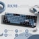 RK ROYAL KLUDGE RK98 Wireless Mechanical Keyboard 100 Keys 98 Layout with Custom Switches Hot Swappable TriMode BT5124GUSBC Full Size Gaming Keyboard with Numpad RGB Brown Switch