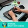 Perixx PERIBOARD624B US Wireless Ergonomic Split Keyboard Up 30 Ft Separation Adjustable Tilt Angle Low Profile Membrane Keys Black US English