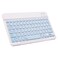 Xukinroy UltraSlim Bluetooth Keyboard Portable Mini Wireless Keyboard Rechargeable for Apple iPad iPhone Samsung Tablet Phone Smartphone iPadOS iOS Android 10 inch Blue