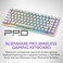 Alienware Pro Wireless Gaming Keyboard Bluetooth 5124 GHz Radio Frequency Connectivity Linear Mechanical Hotswappable switches Tri Mode connectivity Adjustable Height Lunar Light