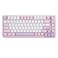 YUNZII B75 PRO Wireless Mechanical Keyboard75 Layout with KnobHot Swap Gasket Custom StructureCreamy Prelubed SwitchesRGB BacklitBluetoothTypeC24G for WinMacMilk SwitchPurple