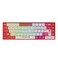 FIRSTBLOOD ONLY GAME. AK680 Wired Compact Mechanical Keyboard 68 Keys RedWhite Layout HotSwappable Tactile Brown Switch Gaming Keyboard with Multicolor Backlight Eva Foam Dampening for Gaming Typing