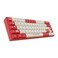 FIRSTBLOOD ONLY GAME. AK680 Wired Compact Mechanical Keyboard 68 Keys RedWhite Layout HotSwappable Tactile Brown Switch Gaming Keyboard with Multicolor Backlight Eva Foam Dampening for Gaming Typing