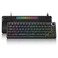 Womier M68HE PRO 60 Percent Keyboard Rapid Trigger Hall Effect Topographic Gaming Keyboard Wired RGB Custom 16000 Hz Mechanical Keyboard with Magnetic Switch PBT Keycaps for MacWin Black