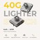 LOFREE Flow Lite 100 Keys Low Profile Mechanical Keyboard Swappable Rechargeable Wireless Keyboard with 24G Receiver Bluetooth and Wired Connection for Windows Mac Specter Linear Switches Flamingo