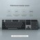 Satechi SM3 Mechanical Keyboard for Mac and Windows 108 Keys Full Size with White LED Backlit Wired and Bluetooth for Mac and Windows Dark GrayGray