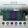 TECWARE Spectre 75 Mechanical Gaming Keyboard Customizable LCD Screen Display Knob TriMode Wireless Bluetooth 24GHz Gasket Mount Hot Swappable Black Candy Red Linear Switches