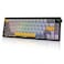 DAIDAI AJAZZ AK650 65 Layout Hot Swappable Gaming Mechanical Keyboard 085 TFT Color DisplayKnob Wired Wireless 24G Flying Fish Black Yellow