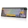 DAIDAI AJAZZ AK650 65 Layout Hot Swappable Gaming Mechanical Keyboard 085 TFT Color DisplayKnob Wired Wireless 24G Flying Fish Black Yellow