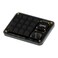 NLOFIN Double Knob Custom Macro Pad Programmable Designer Mini Keyboard 16 Keys with Screen GreyKB16