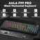 AULA F99 Pro Wireless Mechanical KeyboardSilent VersionBT5024GHzUSBC Hot Swappable Custom KeyboardGasket StructurePrelubed Linear Switches RGB Backlit Computer Gaming KeyboardsBlack